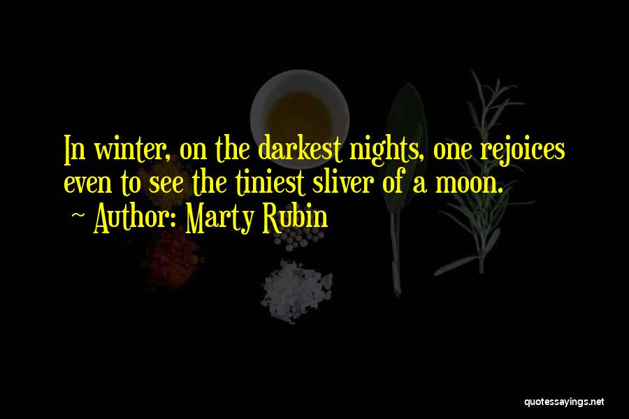 Sliver Of Light Quotes By Marty Rubin