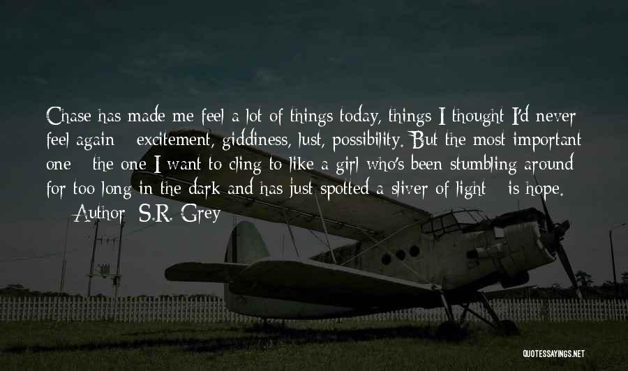 Sliver Of Light Quotes By S.R. Grey