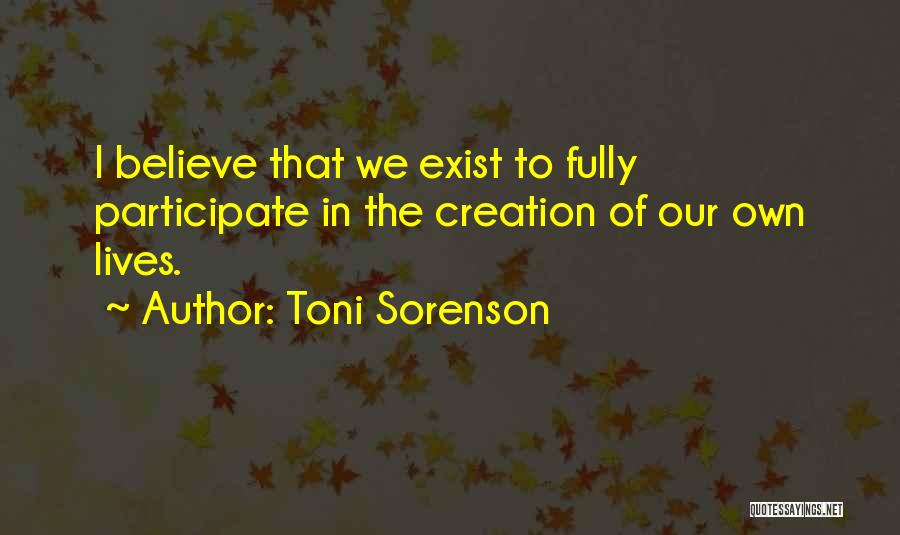 Slnieck R Quotes By Toni Sorenson