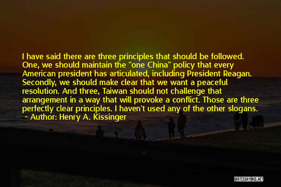 Slogans Quotes By Henry A. Kissinger