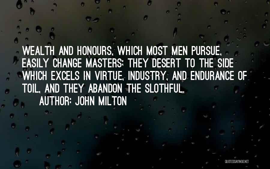 Slothful Quotes By John Milton