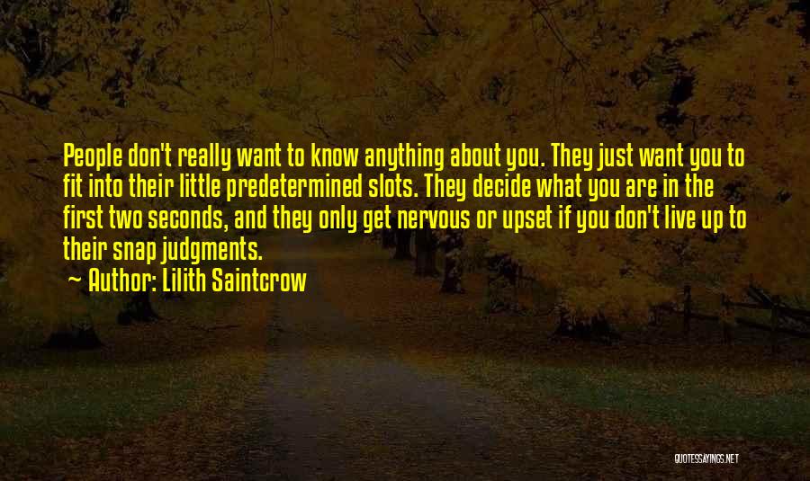 Slots Quotes By Lilith Saintcrow