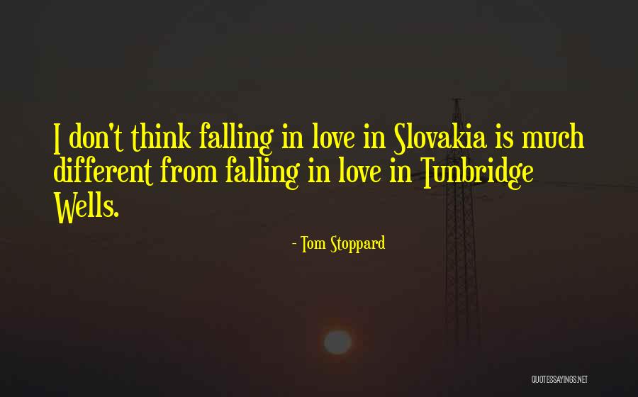 Slovakia Love Quotes By Tom Stoppard