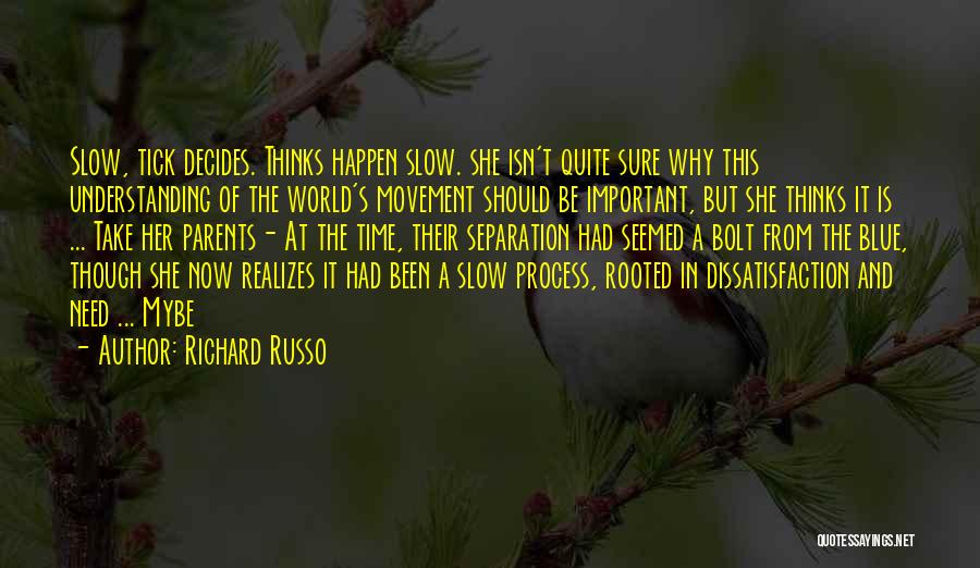 Slow But Sure Quotes By Richard Russo