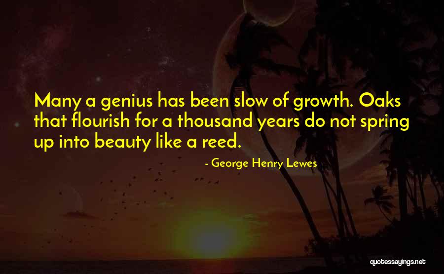 Slow Growth Quotes By George Henry Lewes Slow Growth Quotes By George Henry Lewes