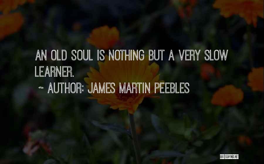 Slow Learner Quotes By James Martin Peebles