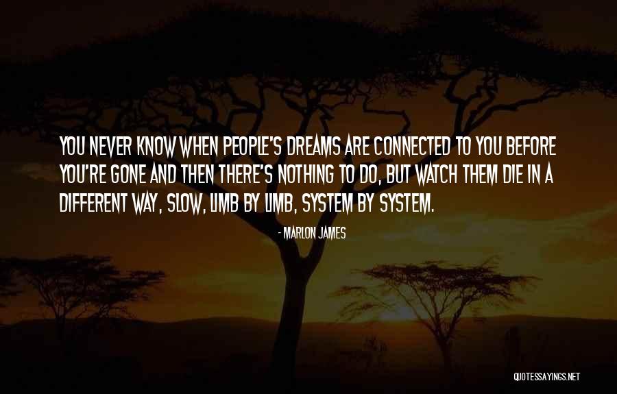 Slow People Quotes By Marlon James Slow People Quotes By Marlon James