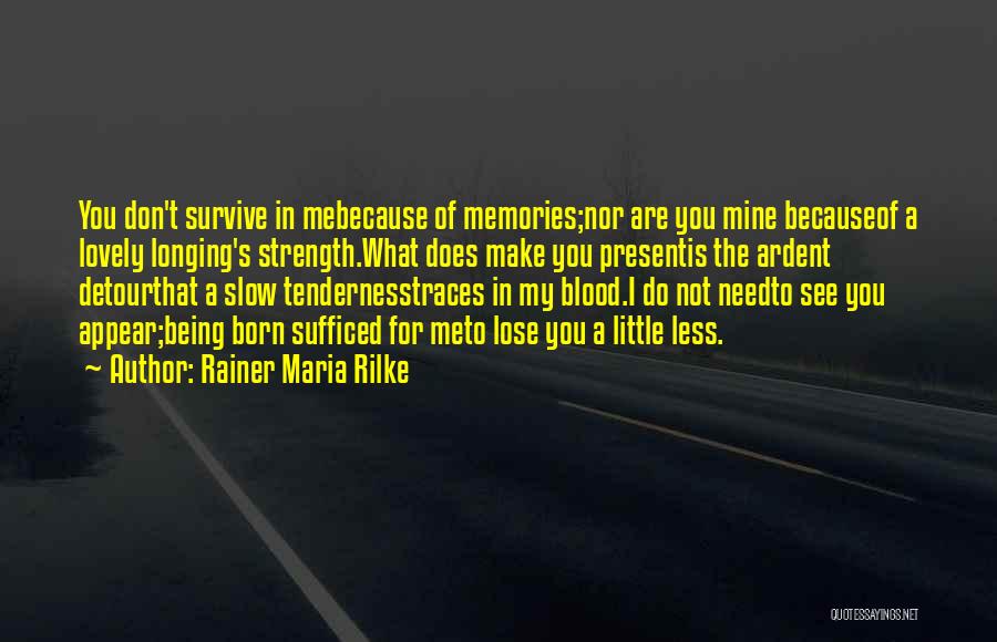 Slow Quotes By Rainer Maria Rilke