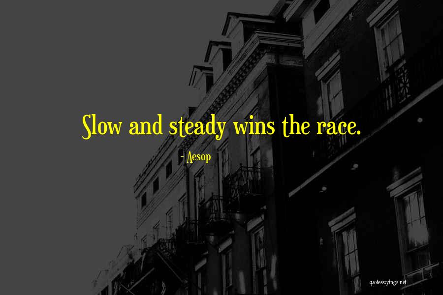 Slow Steady Quotes By Aesop Slow Steady Quotes By Aesop