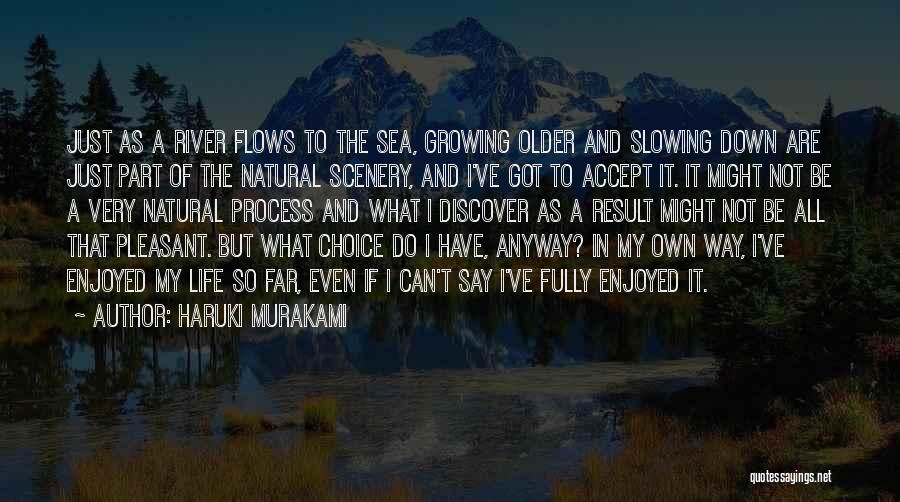 Slowing Down Life Quotes By Haruki Murakami