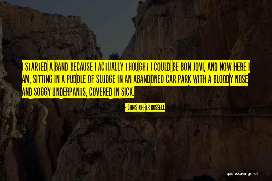 Sludge Quotes By Christopher Russell Sludge Quotes By Christopher Russell