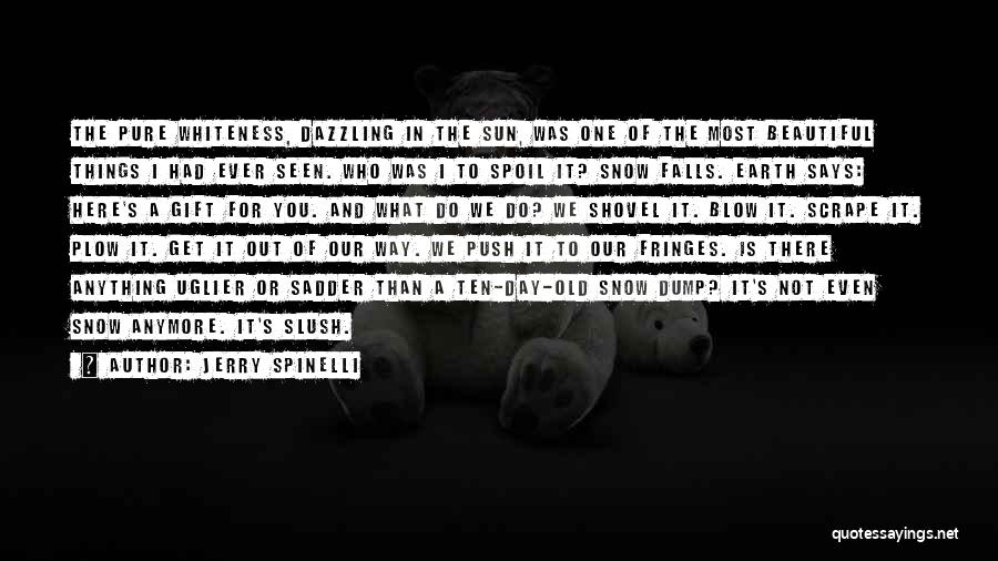 Slush Quotes By Jerry Spinelli Slush Quotes By Jerry Spinelli