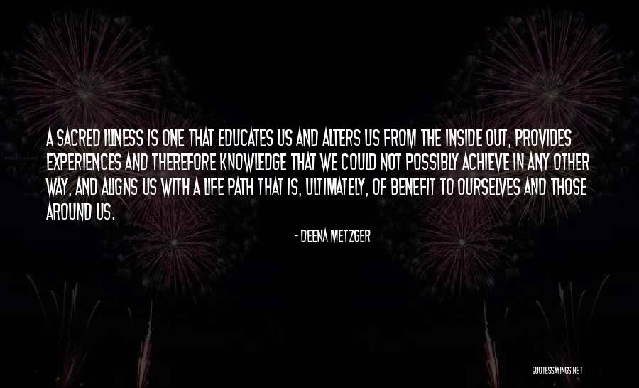 Sluta Aldrig Quotes By Deena Metzger Sluta Aldrig Quotes By Deena Metzger