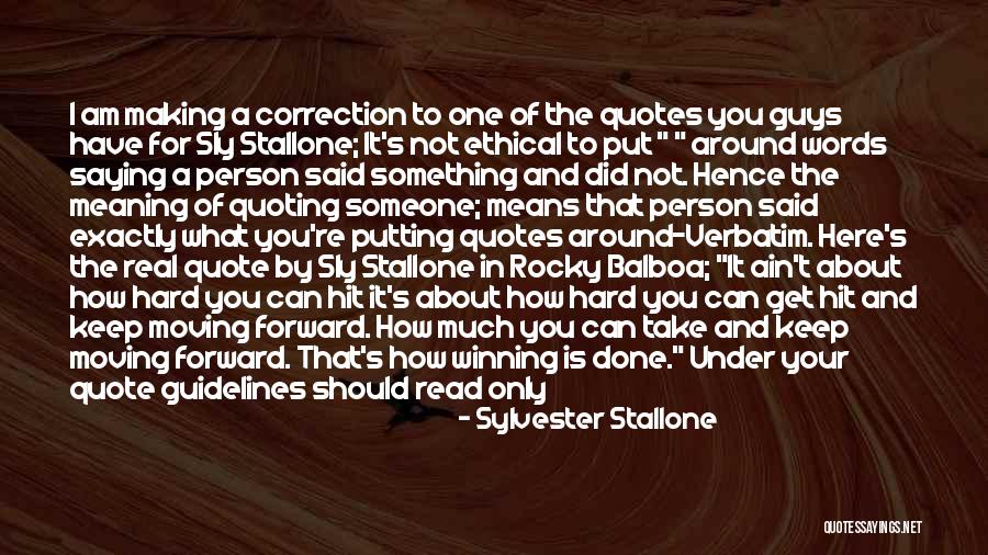 Sly Person Quotes By Sylvester Stallone Sly Person Quotes By Sylvester Stallone