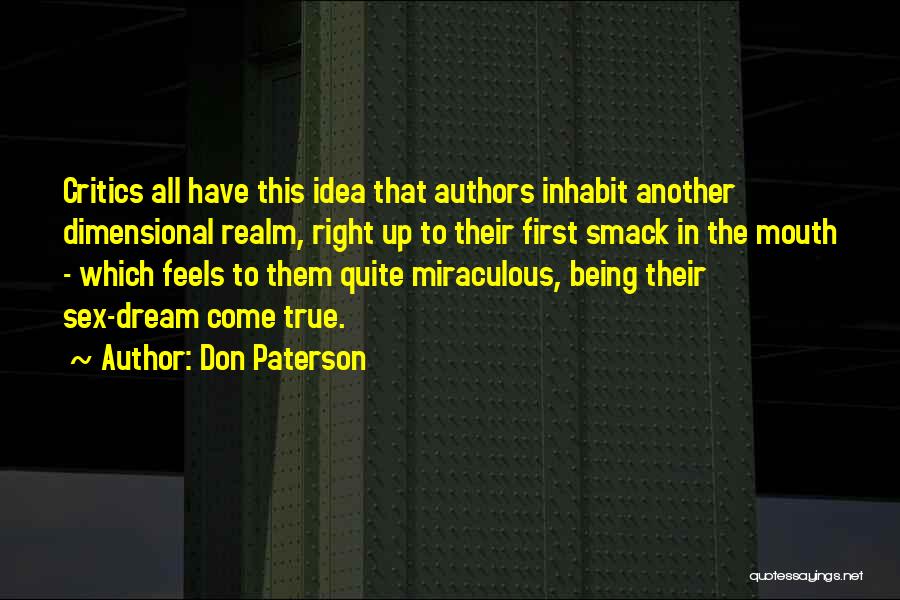 Smack Quotes By Don Paterson