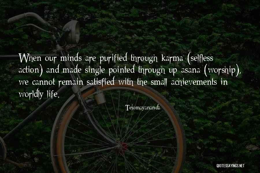 Small Achievements Quotes By Tejomayananda Small Achievements Quotes By Tejomayananda