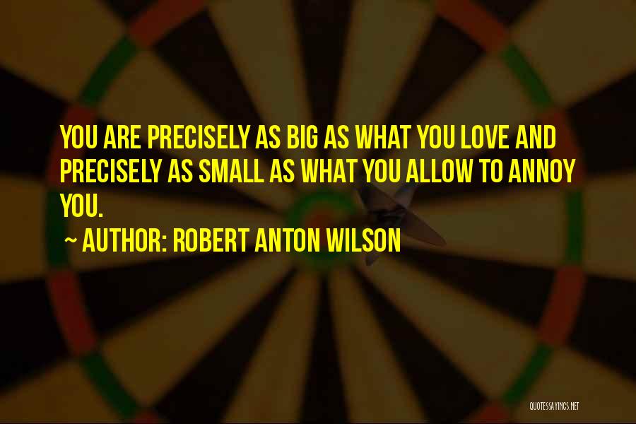 Small And Big Quotes By Robert Anton Wilson