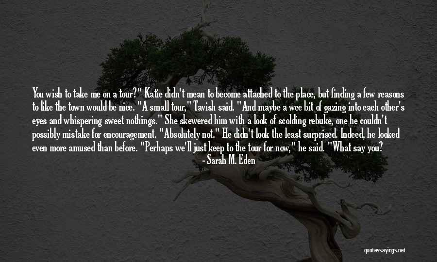 Small And Nice Quotes By Sarah M. Eden