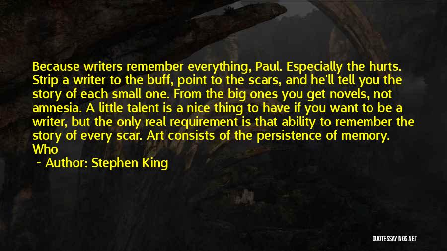 Small And Nice Quotes By Stephen King
