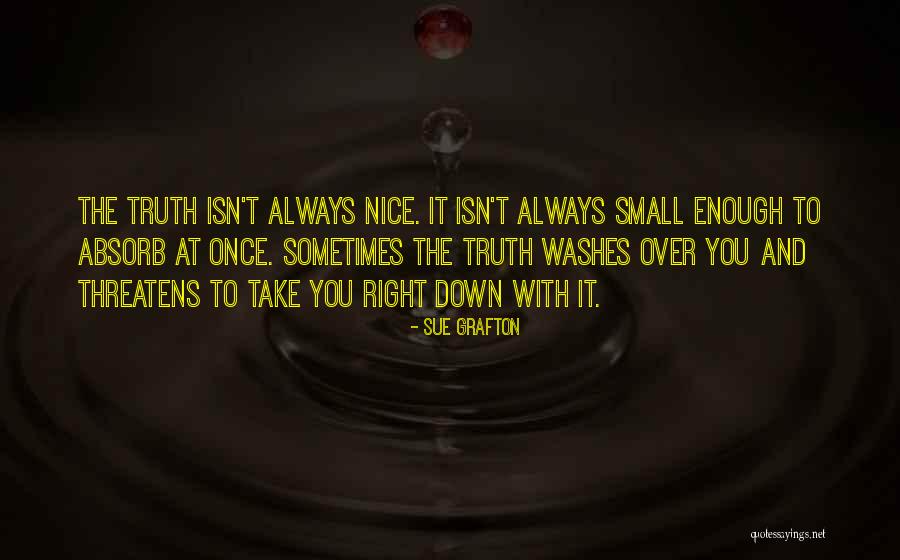 Small And Nice Quotes By Sue Grafton Small And Nice Quotes By Sue Grafton