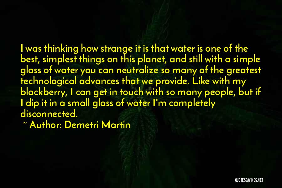 Small And Simple Things Quotes By Demetri Martin