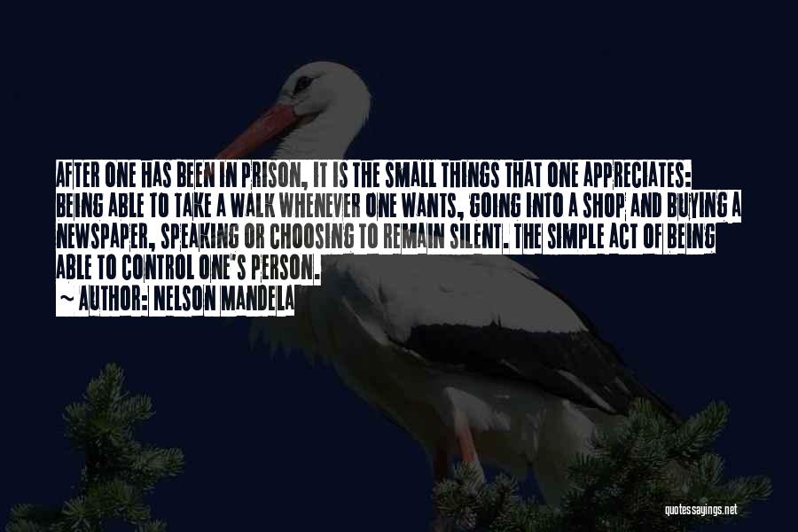 Small And Simple Things Quotes By Nelson Mandela