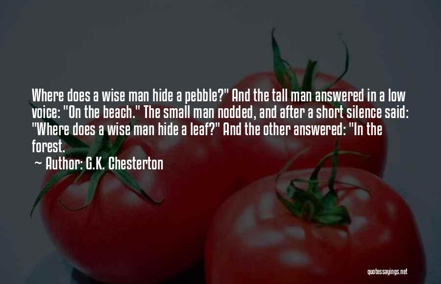 Small And Tall Quotes By G.K. Chesterton