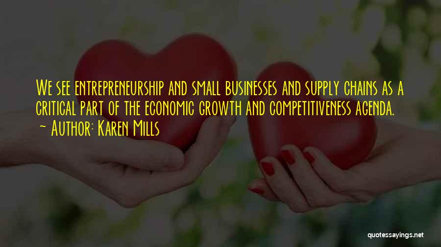 Small Businesses Quotes By Karen Mills