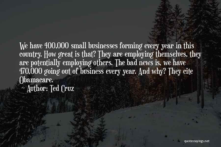 Small Businesses Quotes By Ted Cruz