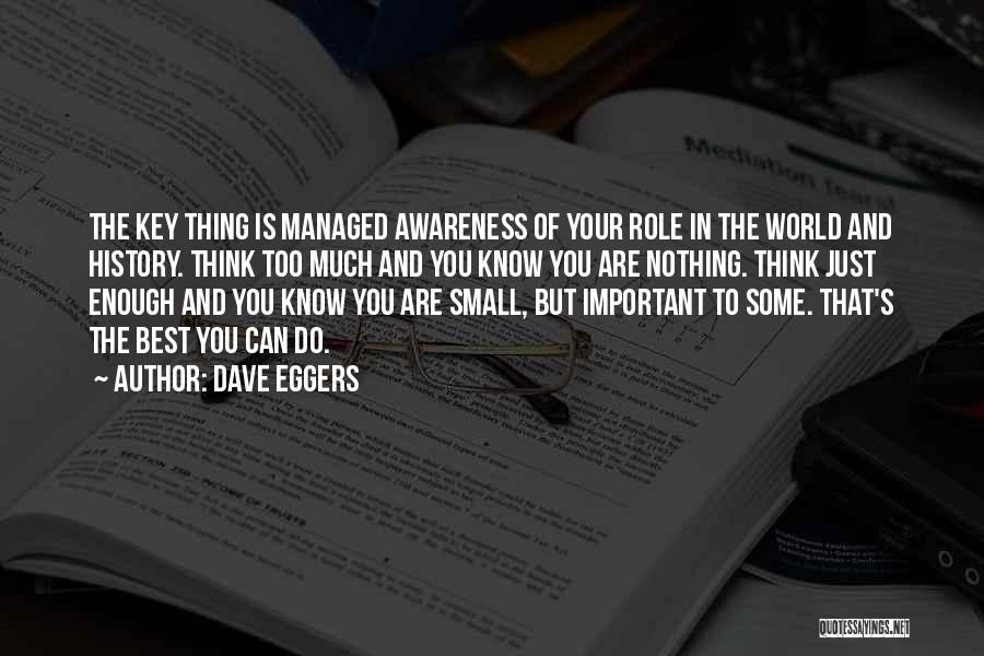 Small But Important Quotes By Dave Eggers