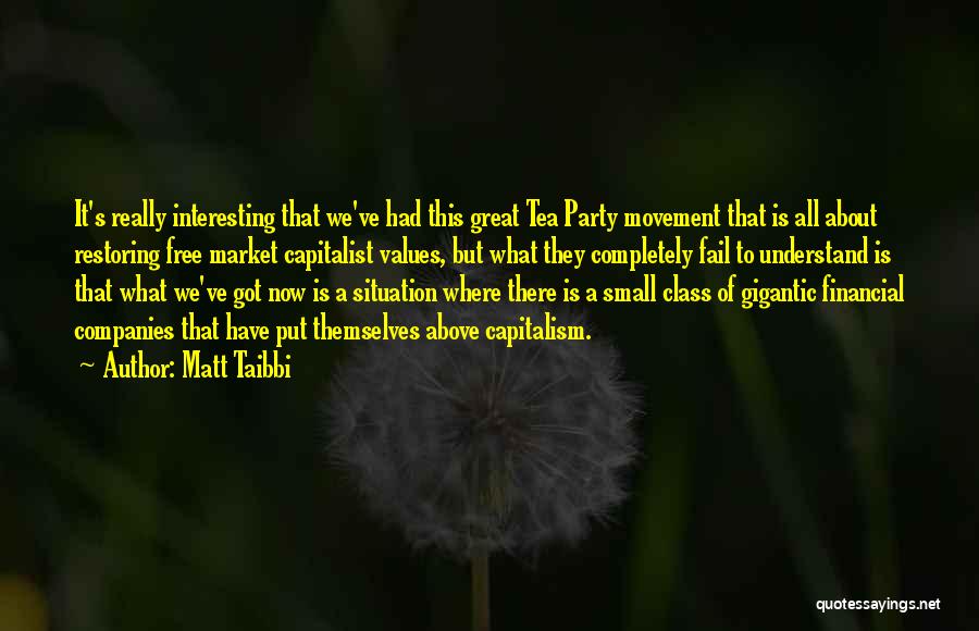 Small But Interesting Quotes By Matt Taibbi