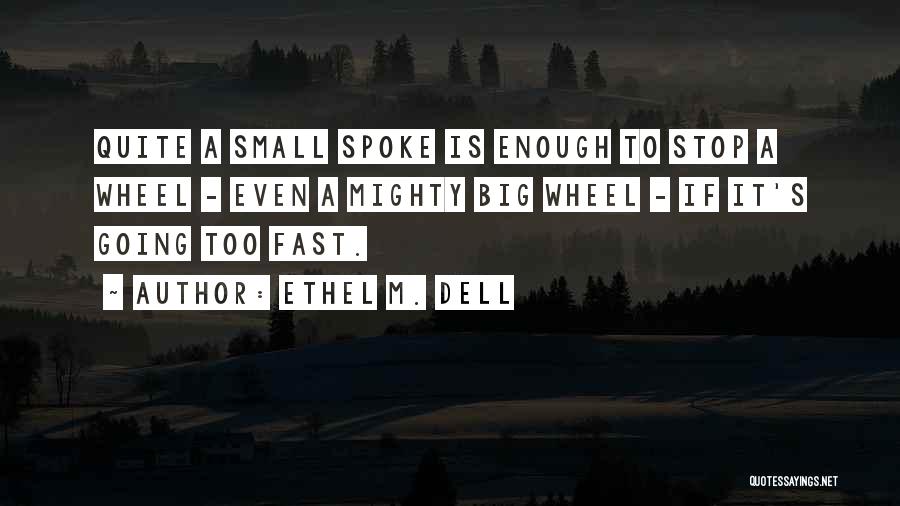 Small But Mighty Quotes By Ethel M. Dell