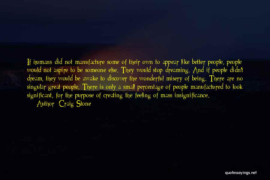Small But Significant Quotes By Craig Stone