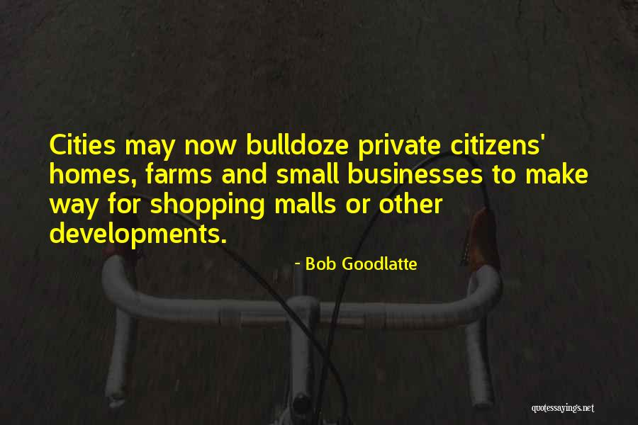 Small Cities Quotes By Bob Goodlatte