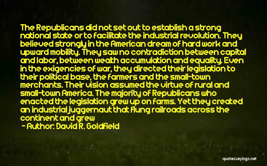 Small Cities Quotes By David R. Goldfield