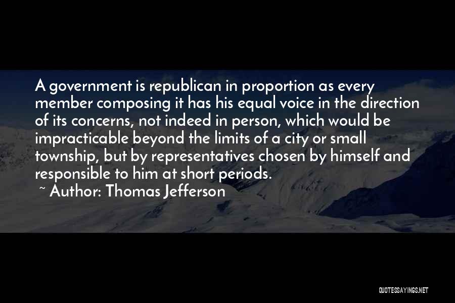 Small Cities Quotes By Thomas Jefferson