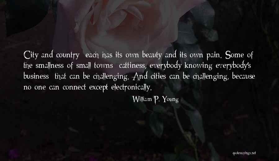 Small Cities Quotes By William P. Young