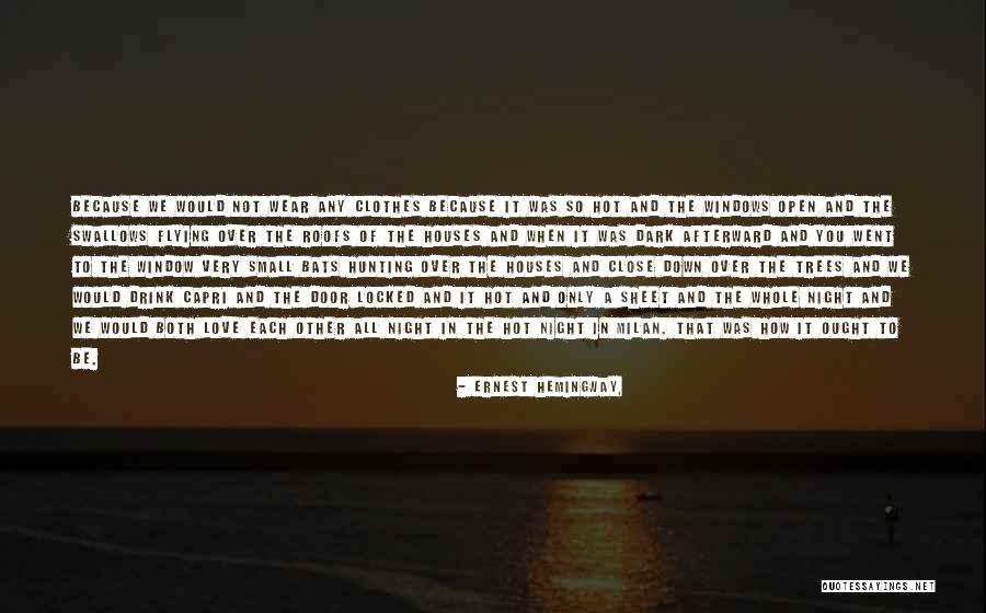 Small Clothes Quotes By Ernest Hemingway, Small Clothes Quotes By Ernest Hemingway,