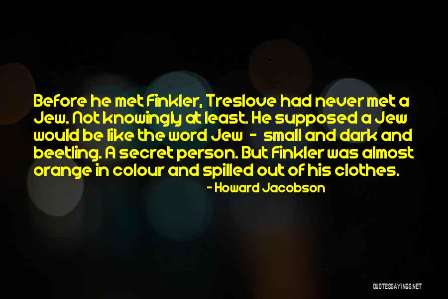 Small Clothes Quotes By Howard Jacobson Small Clothes Quotes By Howard Jacobson