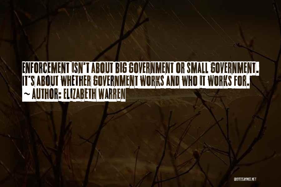 Small Contributions Quotes By Elizabeth Warren