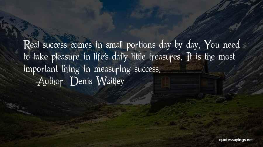 Small Daily Inspirational Quotes By Denis Waitley