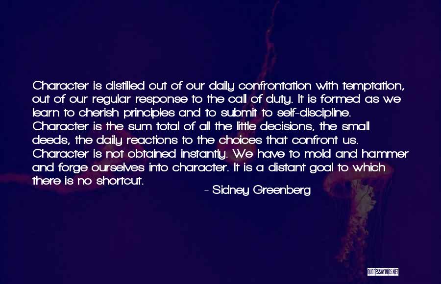Small Decisions Quotes By Sidney Greenberg Small Decisions Quotes By Sidney Greenberg