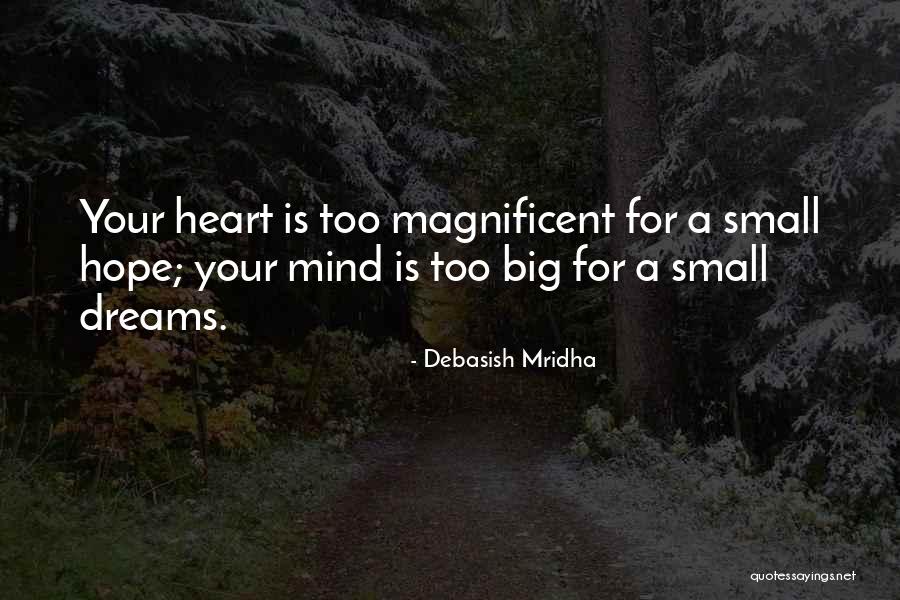 Small Dreams Quotes By Debasish Mridha Small Dreams Quotes By Debasish Mridha