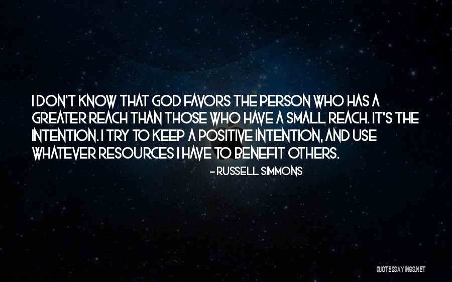 Small Favors Quotes By Russell Simmons