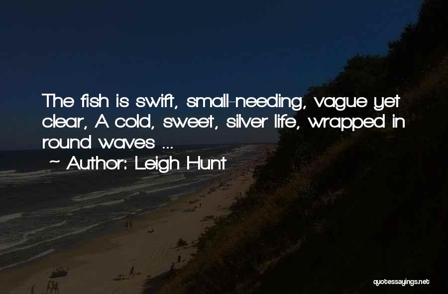 Small Fish Quotes By Leigh Hunt