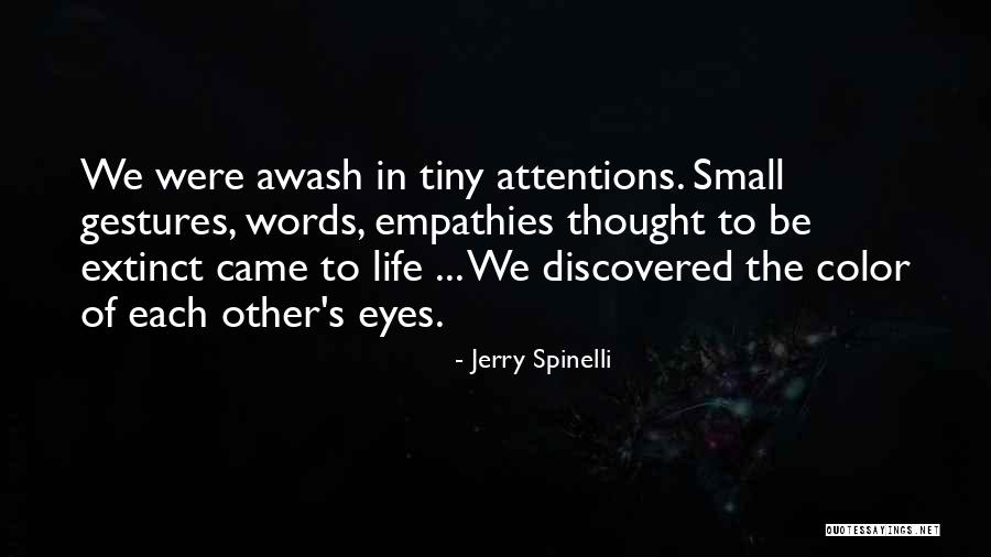 Small Gestures Quotes By Jerry Spinelli