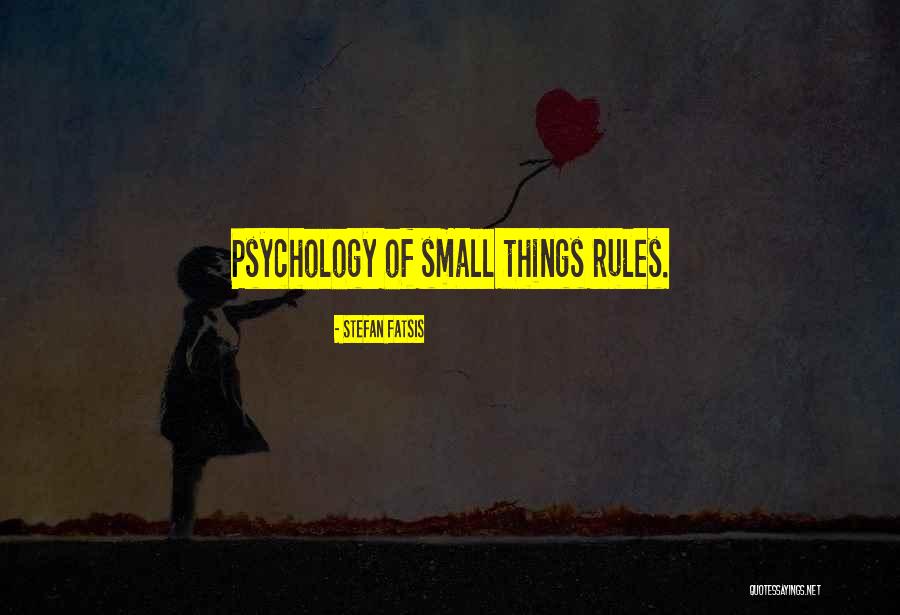 Small Gestures Quotes By Stefan Fatsis