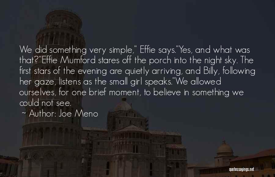 Small Girl Quotes By Joe Meno