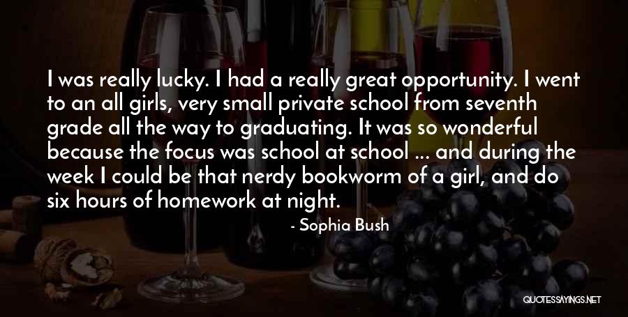 Small Girl Quotes By Sophia Bush