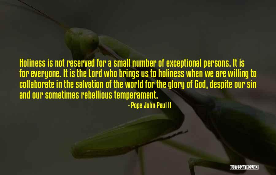 Small God Quotes By Pope John Paul II Small God Quotes By Pope John Paul II